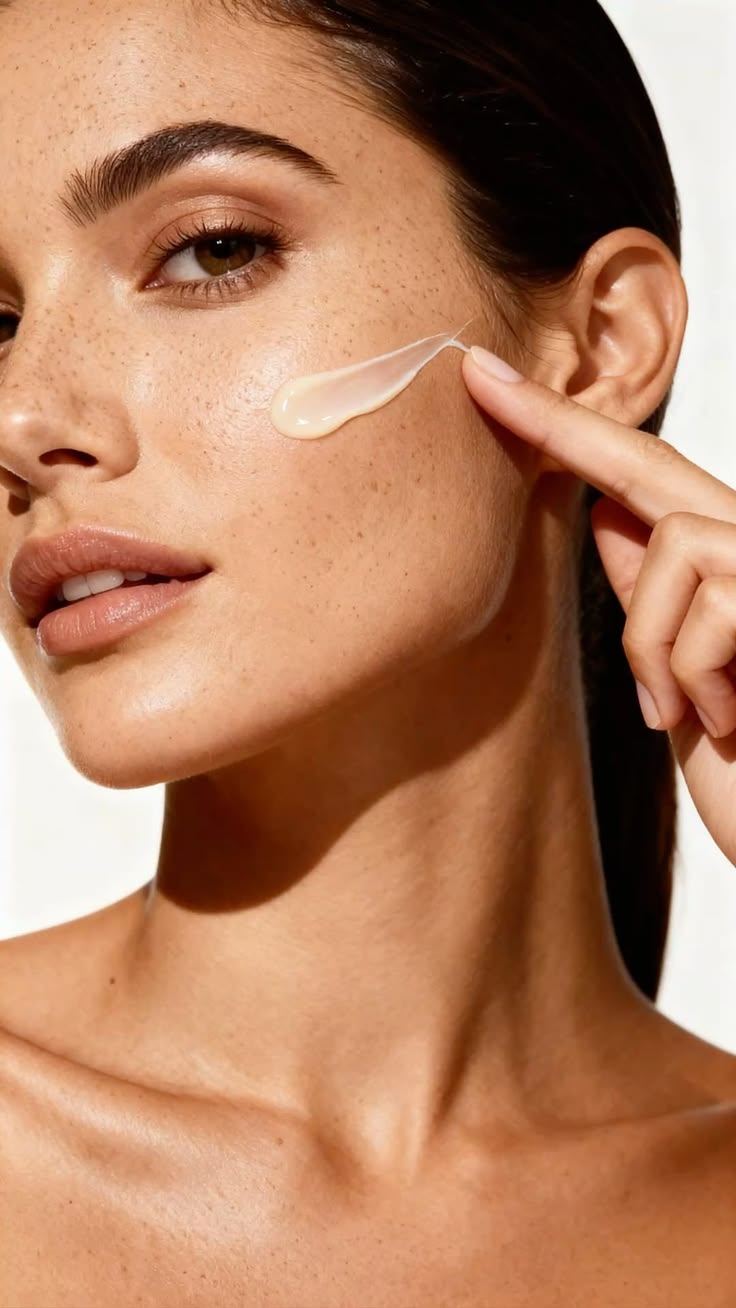 Serum skincare application